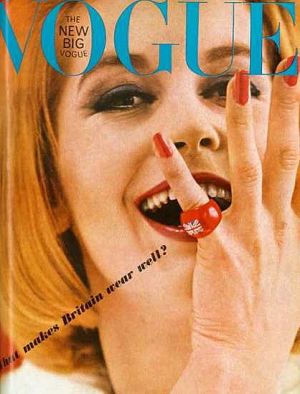 Vintage Vogue magazine covers - wah4mi0ae4yauslife.com - Vintage Vogue UK June 1963 - Sandra Paul.jpg